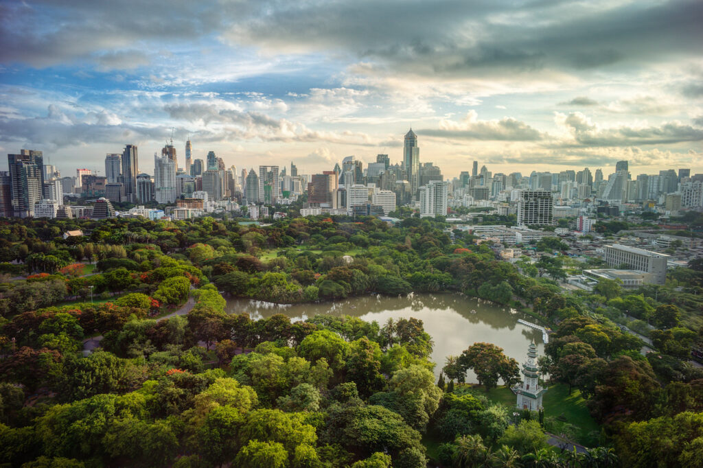 Lumphini Park in Bangkok